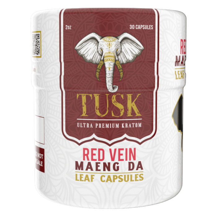TSK Red Vein Maeng Da Capsules 30CT